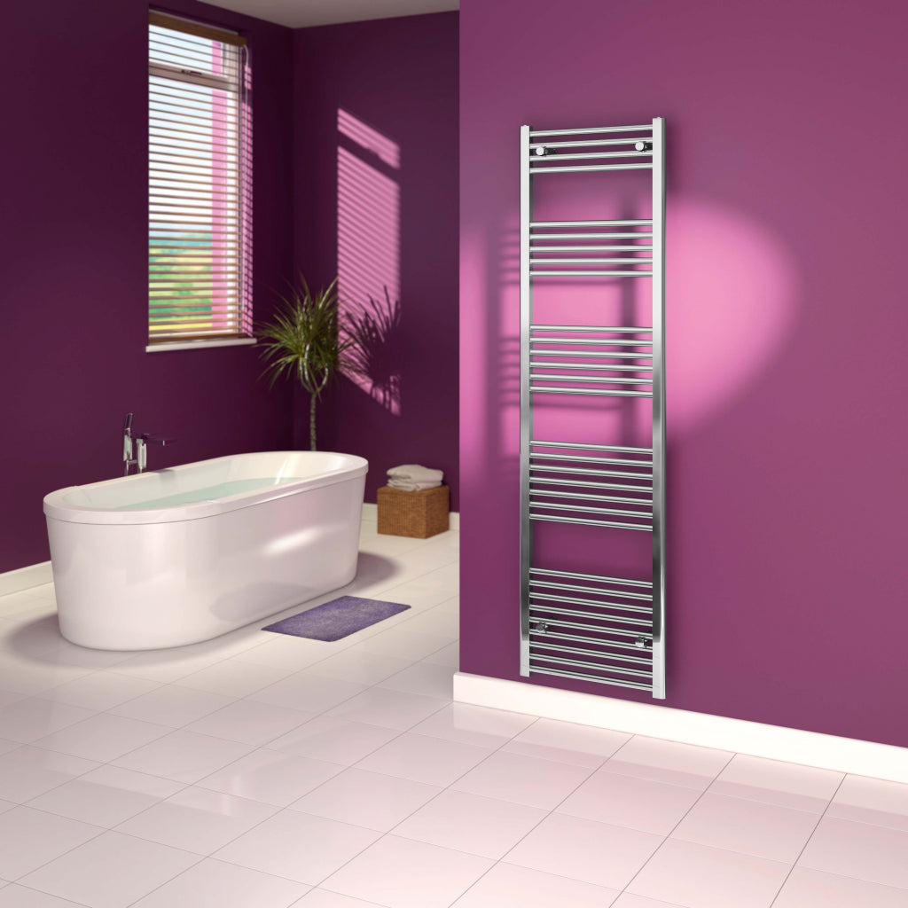 SupaPlumb Chrome Straight Towel Rail 500 x 1800mm