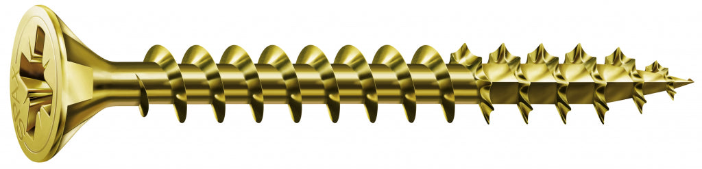 Spax Woodscrews With Yellox Coating 4.0mm X 40mm Box 1000