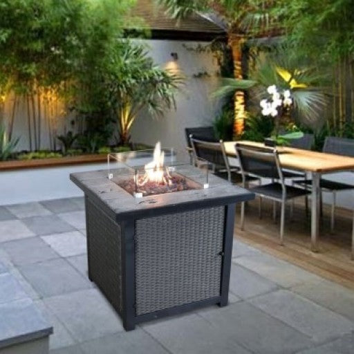 Tepro 76cm Gas Fire Pit Table