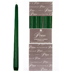 Prices Candles Venetian 10" Candle Pack 10 Green
