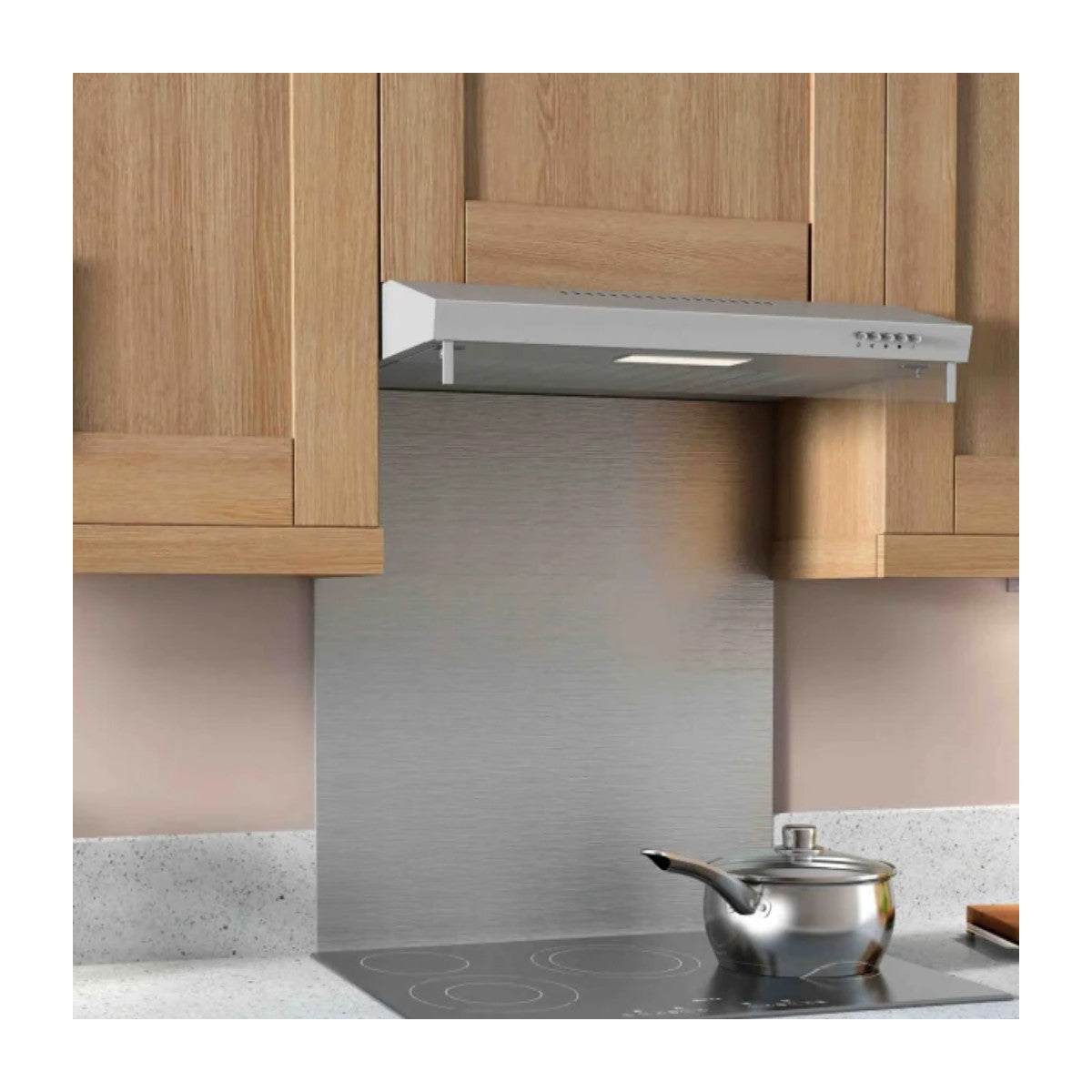 Kitchenplus Stainless Steel Extractor Hood - close-up