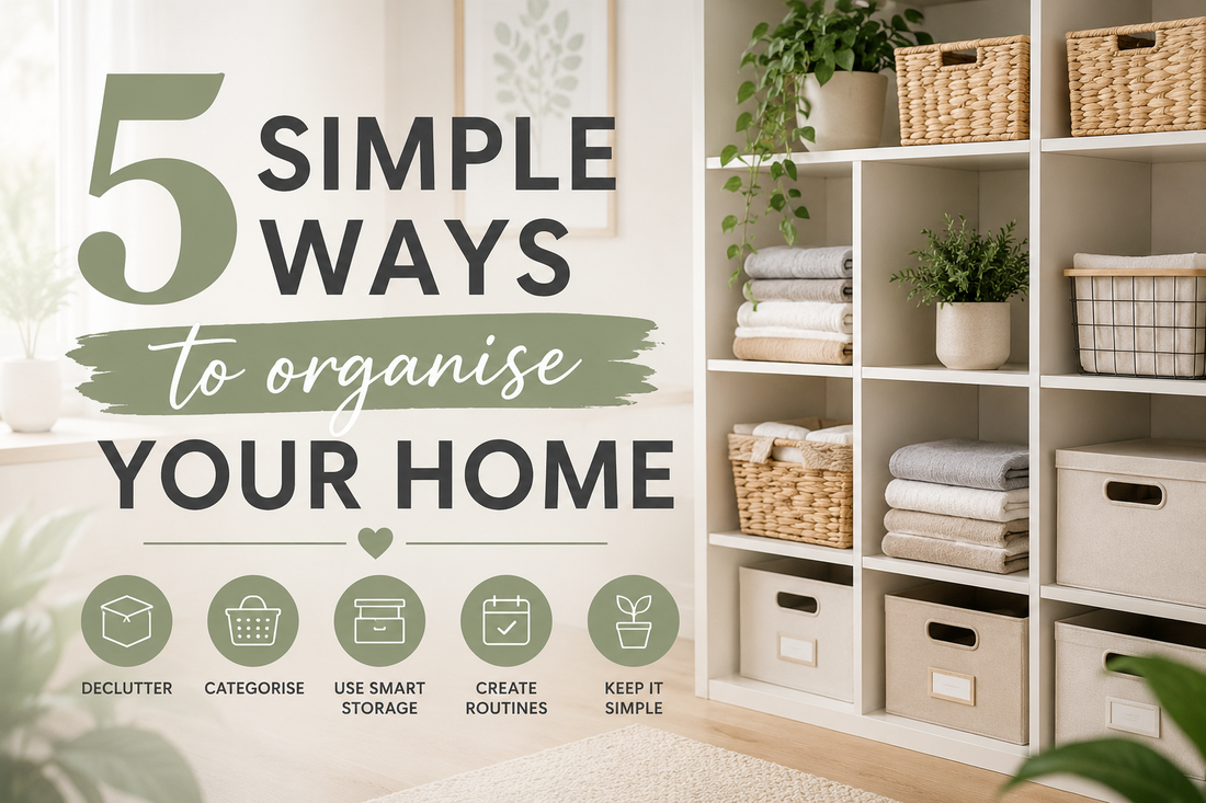 5 Simple Ways to Organise Your Home