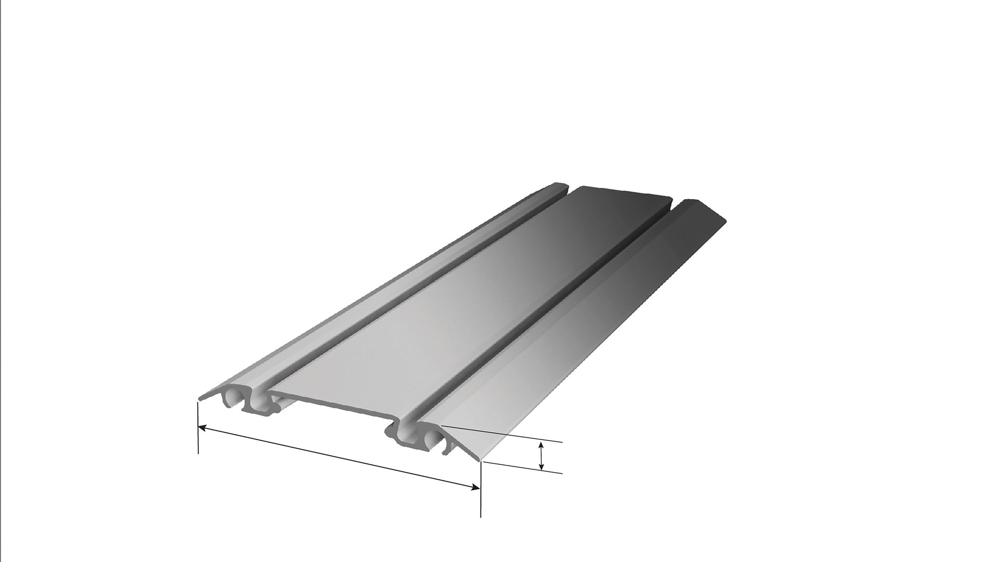 Spacepro Trackset A - 3606mm - White - image 2