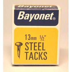 Bayonet Tacks (Fine Cut Steel) - Blue (Box Pack) 13mm