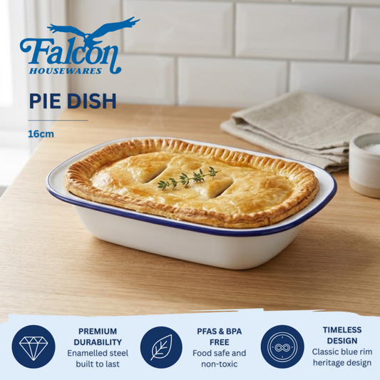 Nimbus White Oblong Pie Dish