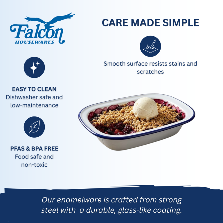 Falcon Oblong Pie Dish