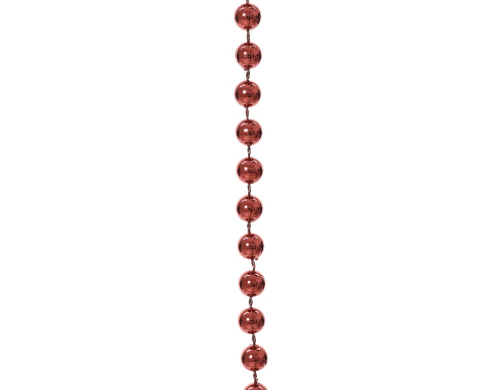 Kaemingk 10m Bead Garland Polystyrene Christmas Red