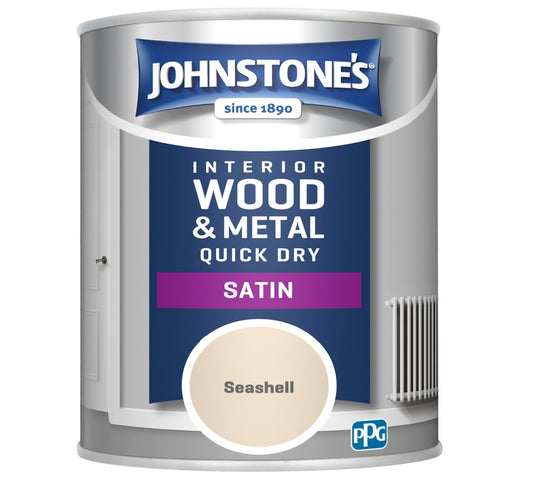Johnstones Quick Dry Satin 750ml Seashell