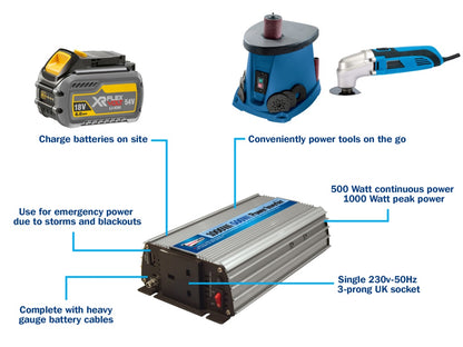Streetwize Power Inverter 500W