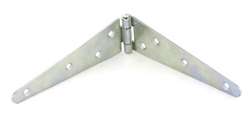 Securit Strap Hinges Zinc Plated Pack 2