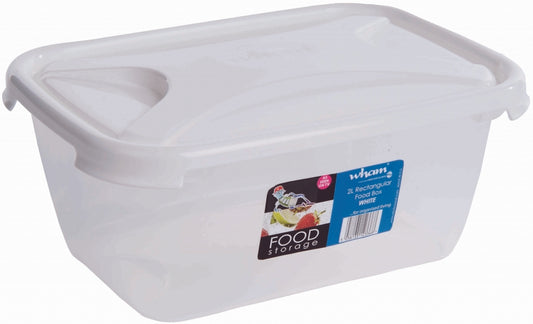 Wham Rectangular Food Storage White 2L