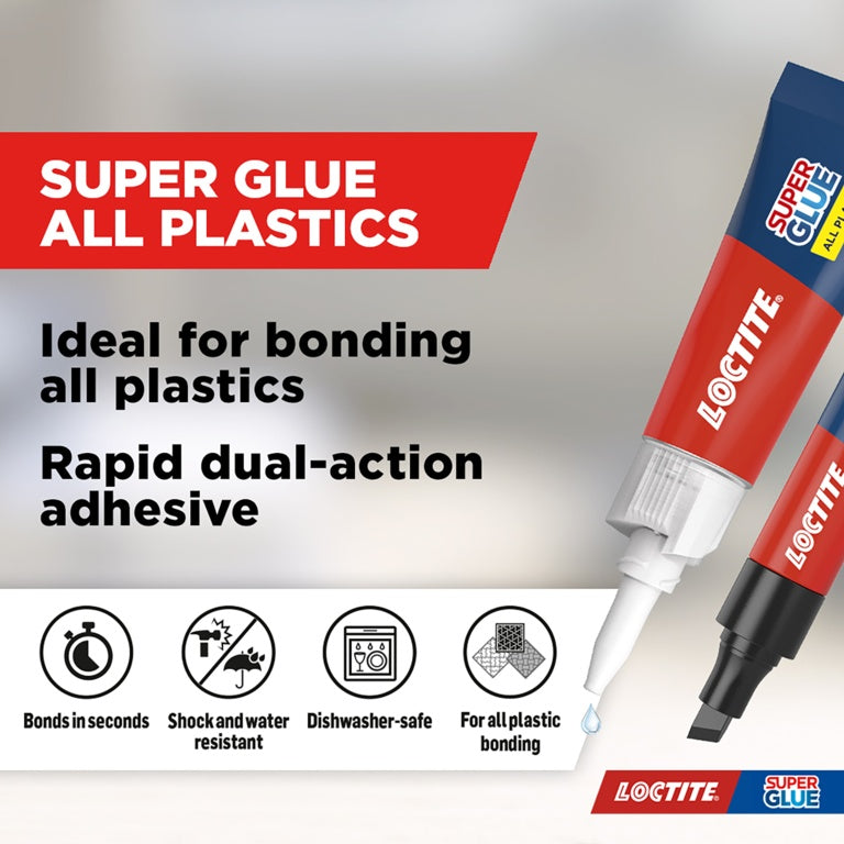 Loctite Super Glue All Plastics
