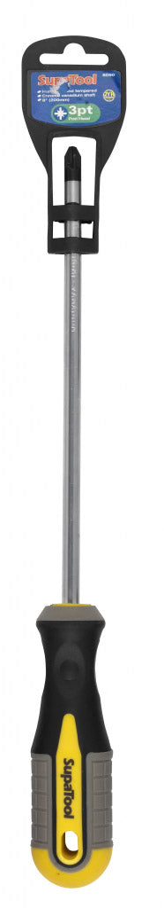 SupaTool Pozi Head Screwdriver 200mm x 3pt