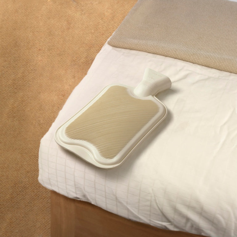 Hearth & Home 2L Hot Water Bottle Cream
