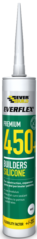 Everbuild 450 Builders Silicone C3 | White