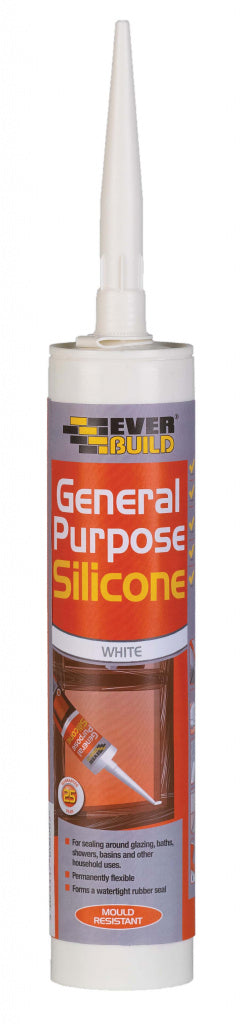 Everbuild General Purpose Silicone C3 White 280ml