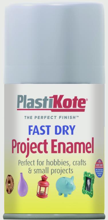 PlastiKote Fast Dry Enamel Aerosol Paint Aluminium - 100ml