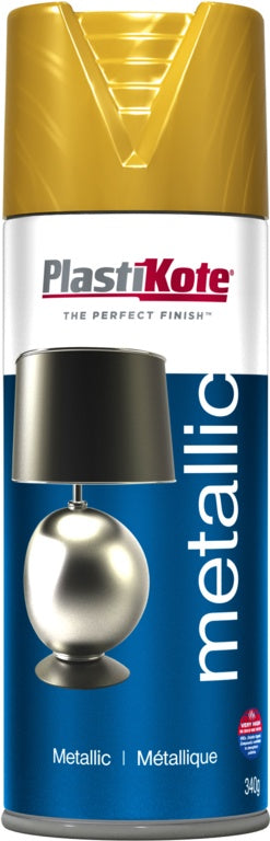 PlastiKote Metallic Paint Aerosol 400ml Gold