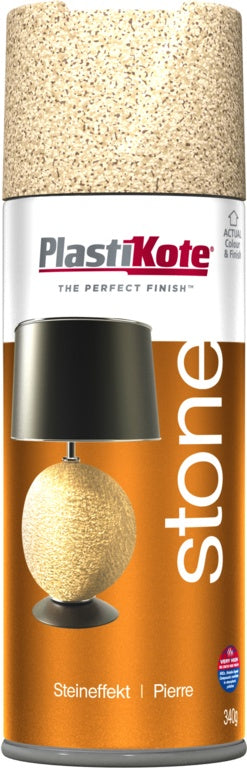 PlastiKote Stone Touch Spray Paint 400ml Alabaster