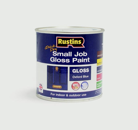 Rustins Quick Dry Small Job Gloss 250ml Oxford Blue