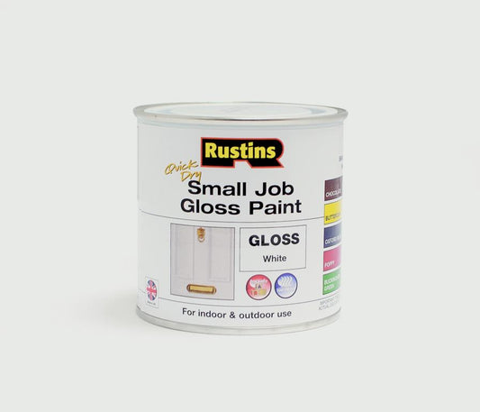 Rustins Quick Dry Small Job Gloss 250ml White