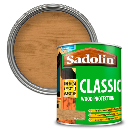 Sadolin Classic Wood Protection 1L Light Oak