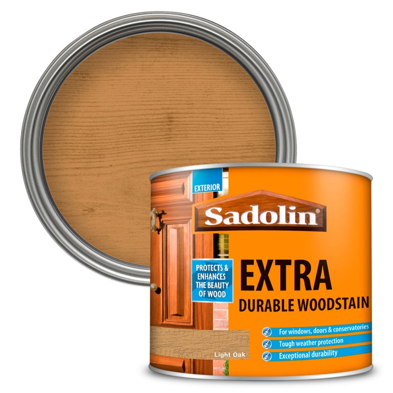 Sadolin Extra Durable Woodstain 500ml Light Oak