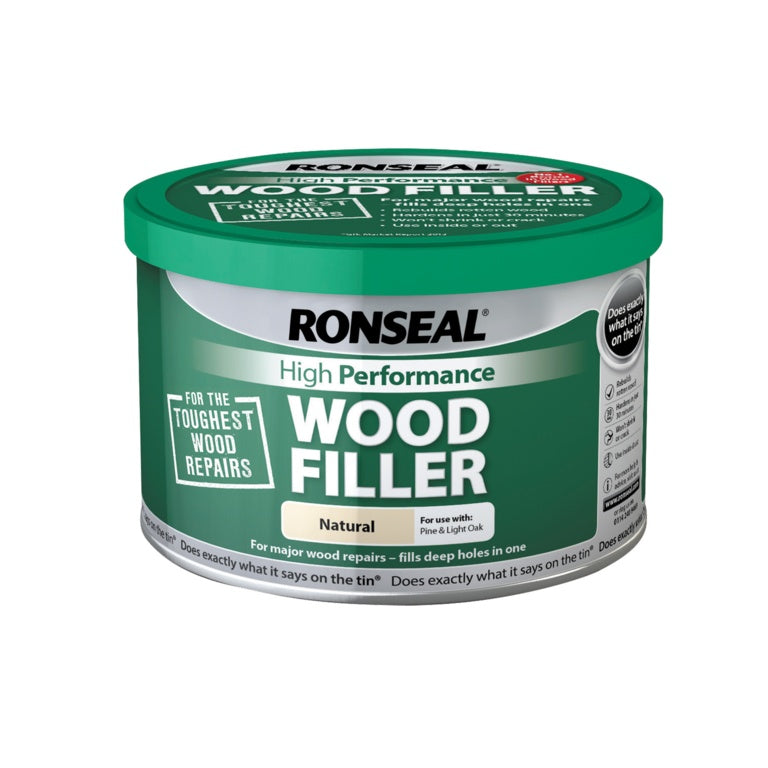 Ronseal High Performance Wood Filler 275g Natural