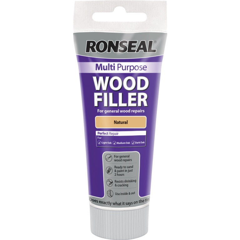 Ronseal Multi Purpose Wood Filler 100g Natural