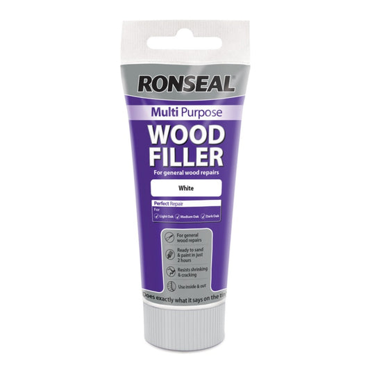 Ronseal Multi Purpose Wood Filler 100g White