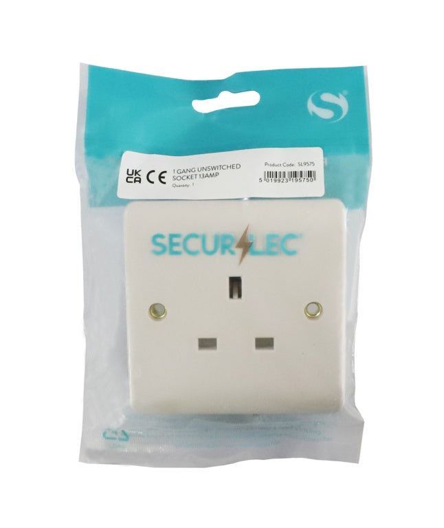 1 Gang Unswitched Socket