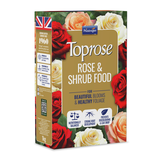 Toprose Rose & Shrub Feed 1kg Carton