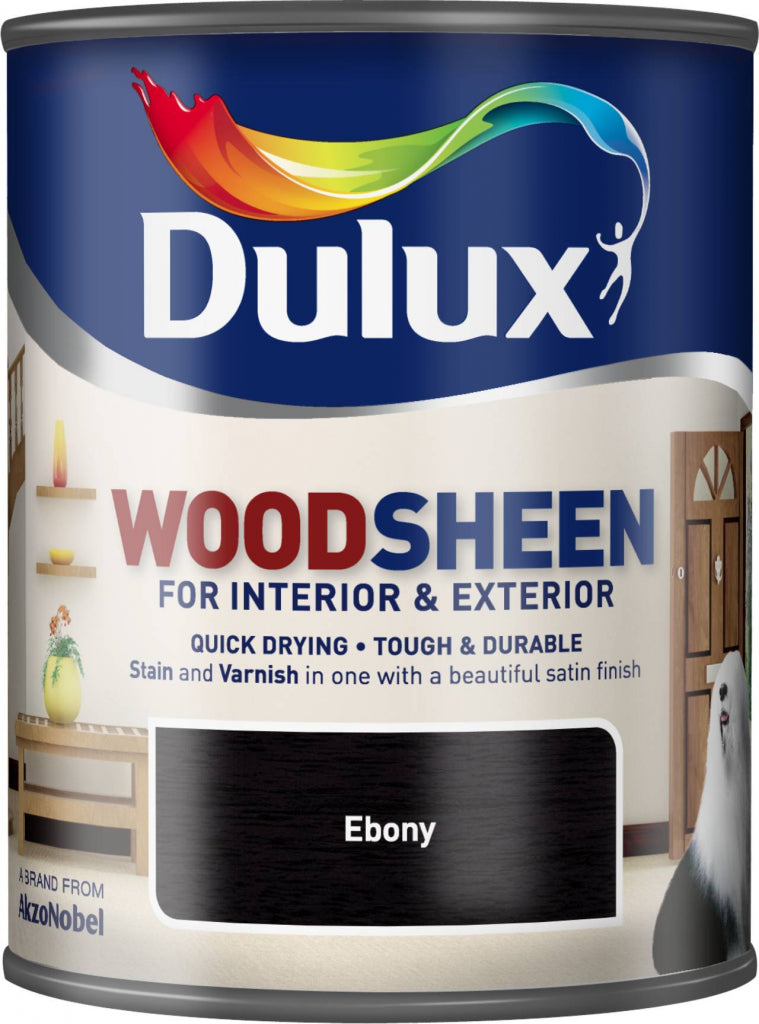 Dulux Woodsheen 750ml Ebony