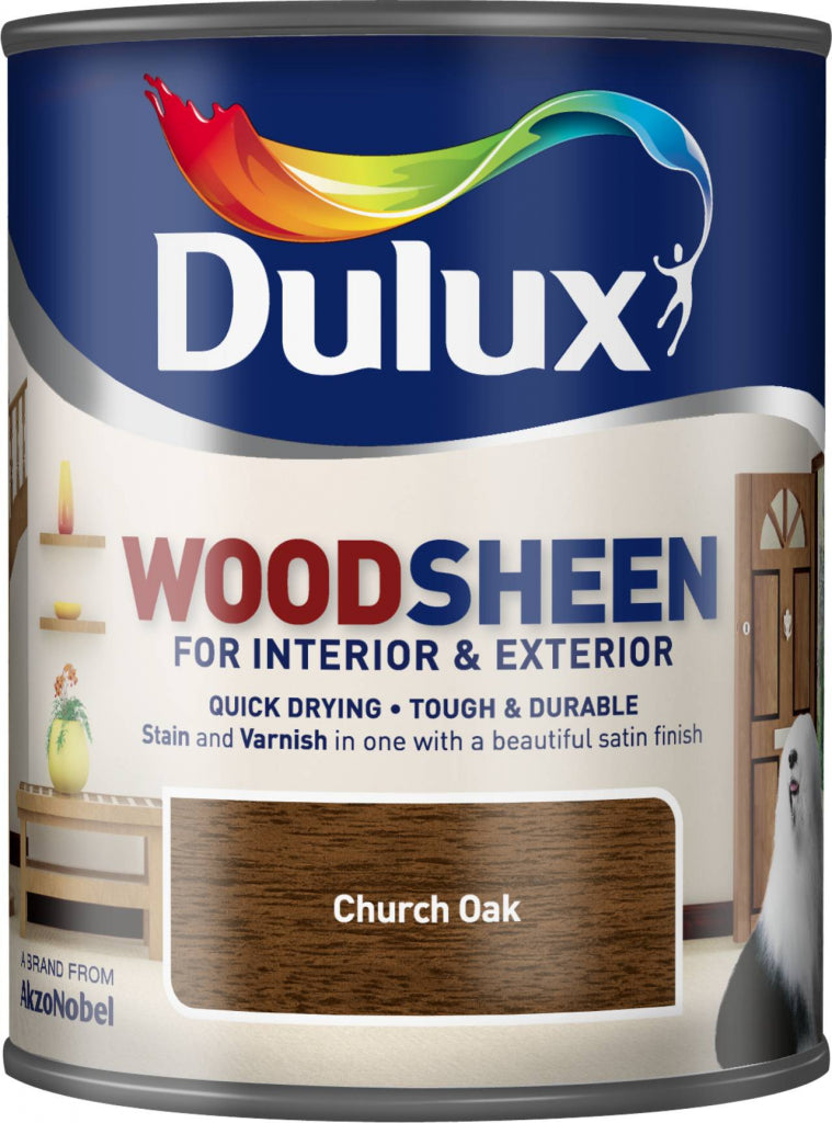 Dulux Woodsheen 750ml Church Oak