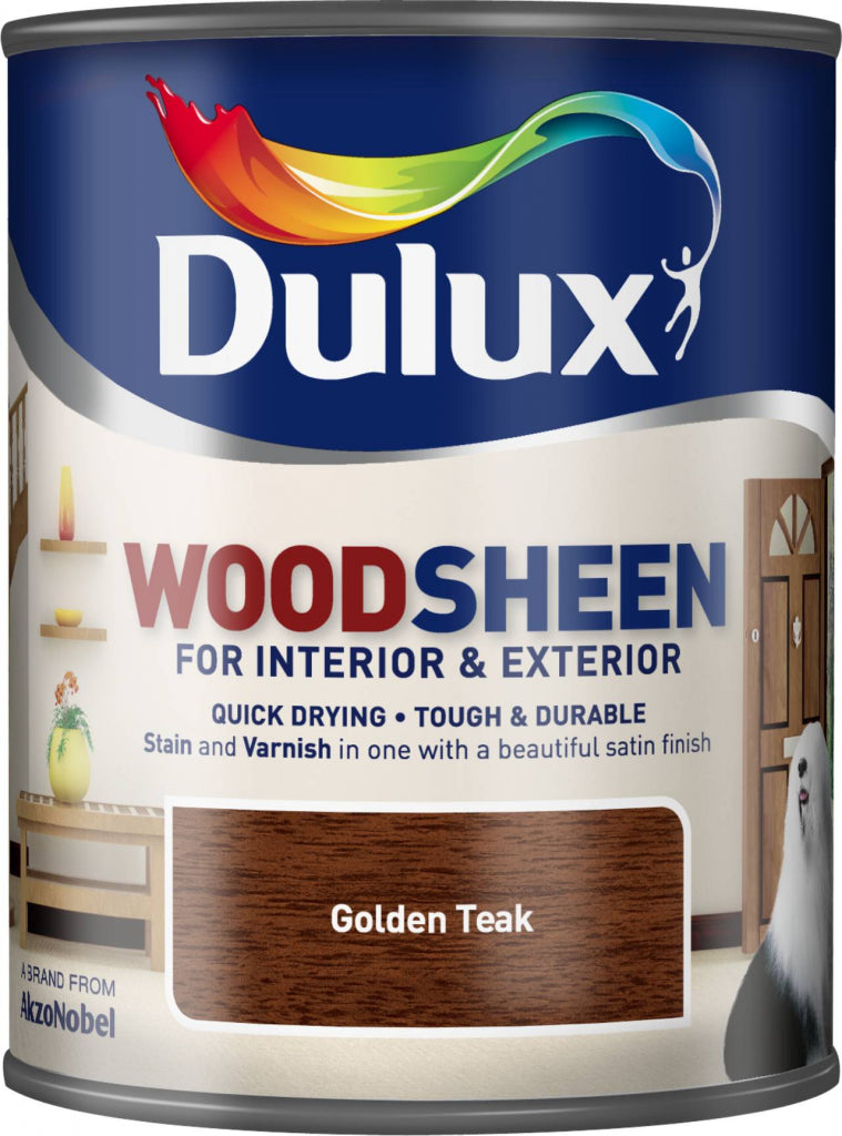 Dulux Woodsheen 750ml Golden Teak