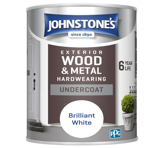 Johnstones Exterior Undercoat 750ml White