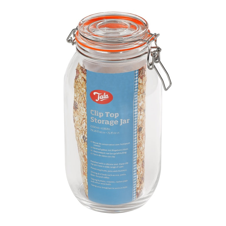 Tala Classic Airtight Lever Arm Storage Jar 2100ml/4 1/2Lb