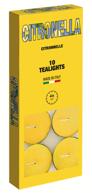 Price's Candles Tealights 10 Pack Citronella