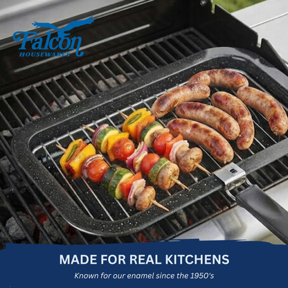 Falcon Black Enamel Mini Grill Pan