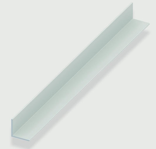 Rothley Angle Equal Sided - White Plastic 20mm x 20mm x 1.5mm x 2m