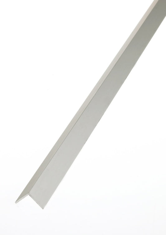Rothley Angle Equal Sided - Anodised Aluminium - Silver 25mm x 25mm x 2mm x 1m