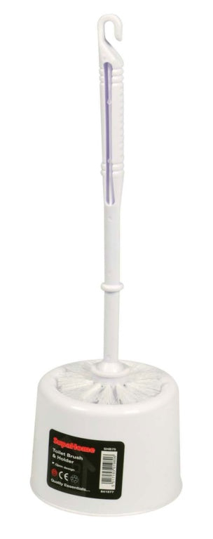 SupaHome Toilet Brush & Holder Open design