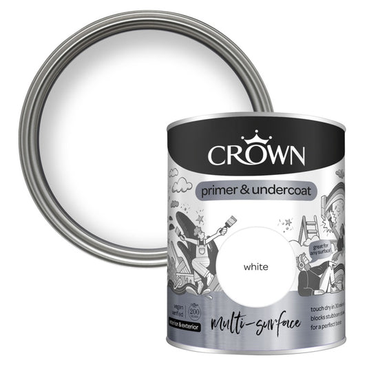 Crown Quick Dry Multi Surface Primer & Undercoat 750ml