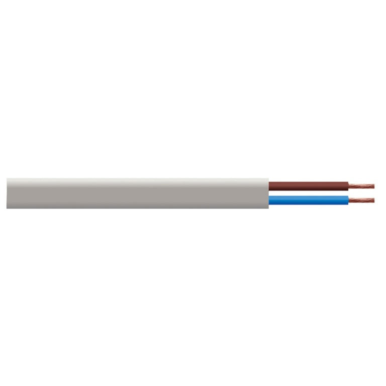 Doncaster Cable 2 Core Flex White
