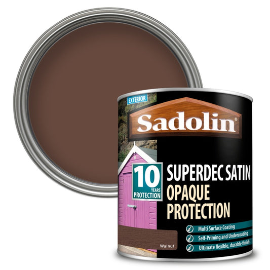 Sadolin Superdec Satin 1L Walnut