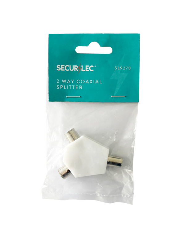 Securlec 2 Way Coax Splitter
