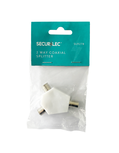 Securlec 2 Way Coax Splitter
