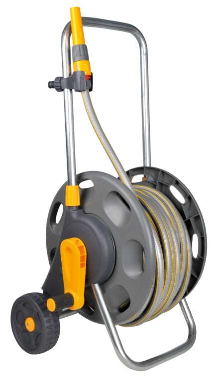 Hozelock 60m Assembled Hose Cart With 50m Hose & Fittings