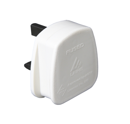 Securlec 3 Pin BS Plug White 13Amp 250V