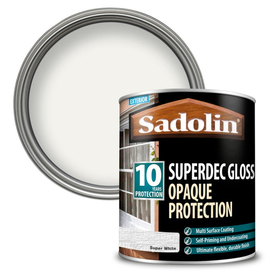 Sadolin Superdec Gloss 1L Super White